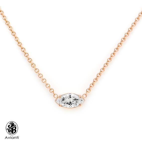 Diamond Wreath Necklace, 14K Rose Gold | Diamond Stores Long Island –  Fortunoff Fine Jewelry